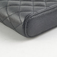 Chanel Caviar Vertical Vanity Case Black 31Series