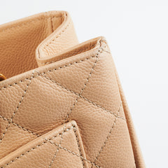 Chanel Caviar Grand Shopping Tote GST Tote Beige