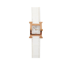 Hermes Heure H Watch Small Model (25mm) Blanc