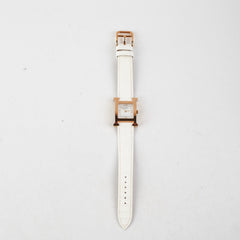 Hermes Heure H Watch Small Model (25mm) Blanc