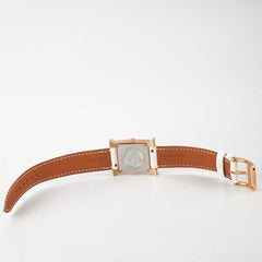 Hermes Heure H Watch Small Model (25mm) Blanc