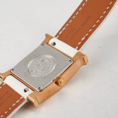 Hermes Heure H Watch Small Model (25mm) Blanc