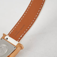 Hermes Heure H Watch Small Model (25mm) Blanc