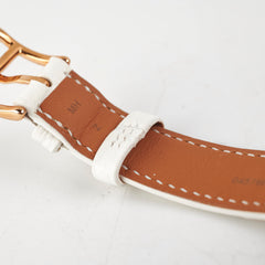 Hermes Heure H Watch Small Model (25mm) Blanc