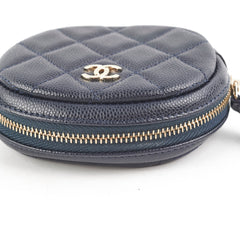 Chanel Caviar Coin Purse Navy