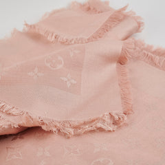 Louis Vuitton Pink Monogram Shawl