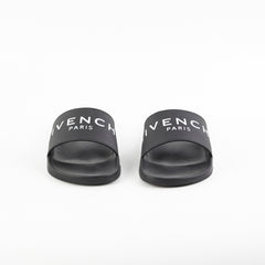 Givenchy Logo Black Slides Size 36