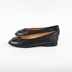 Chanel Ballet Flats Size 36 Black