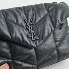 Saint Laurent So Black Toy Puffer Black