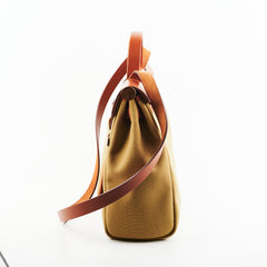 Hermes Herbag 31 Tan Green