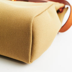 Hermes Herbag 31 Tan Green