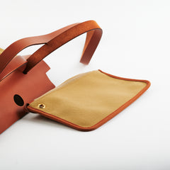 Hermes Herbag 31 Tan Green