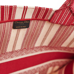 Christian Dior Large Book Tote Red