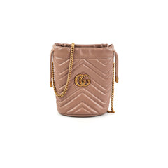 Gucci Bucket Marmont Bag Dusty Pink