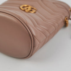 Gucci Bucket Marmont Bag Dusty Pink