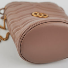 Gucci Bucket Marmont Bag Dusty Pink