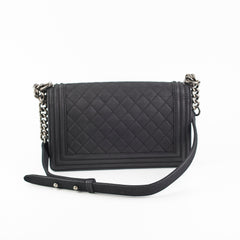 Chanel Old Medium Boy Black