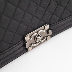 Chanel Old Medium Boy Black