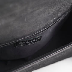 Chanel Old Medium Boy Black