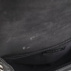 Chanel Old Medium Boy Black
