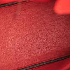 Hermes Birkin 25 Rouge De Coeur C Stamp