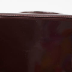 Louis Vuitton Paris LV Alma Burgundy Epi Patent Leather Bag PM