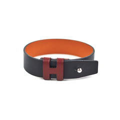 Hermes Bracelet Black/Burgundy