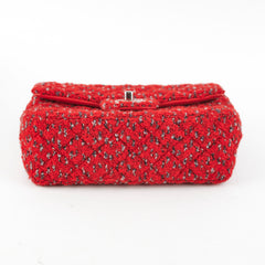 Chanel Tweed Mini Rectangular Red