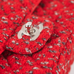Chanel Tweed Mini Rectangular Red