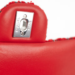Chanel Tweed Mini Rectangular Red