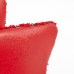 Chanel Tweed Mini Rectangular Red