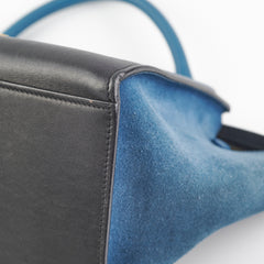 Celine Small Trapeze Blue/Black