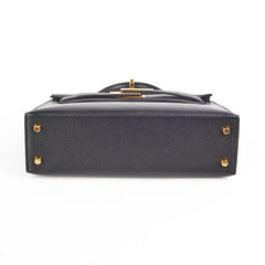 Hermes Mini Kelly Epsom Noir - Z Stamp