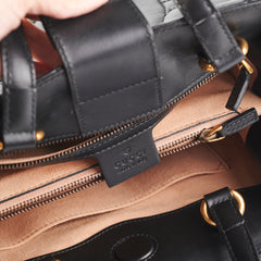 Gucci GG Marmont Matelasse Top Handle Bag Black