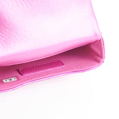 Chanel Neon Pink Cardholder Key Chain