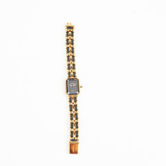 Chanel Premier Black/Gold Watch Size L
