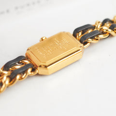 Chanel Premier Black/Gold Watch Size L