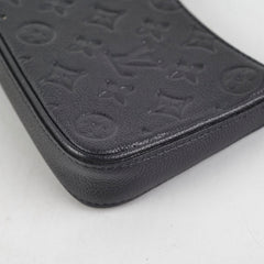 Louis Vuitton Easy Pouch On Strap Black Empreinte