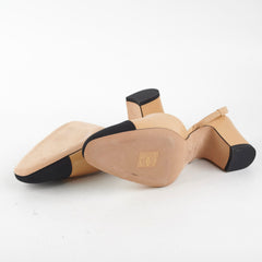Chanel Beige Slingback Heels Size 36