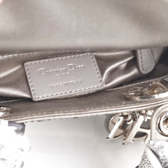 Christian Dior Mini Lady Dior Satin Grey