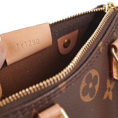 Louis Vuitton Nano Speedy Monogram (Older style)