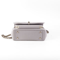 Chanel Small Affinity Caviar Grey Microchip 2022