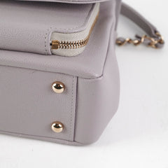 Chanel Small Affinity Caviar Grey Microchip 2022