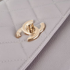 Chanel Small Affinity Caviar Grey Microchip 2022