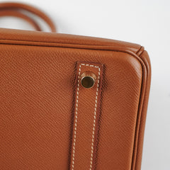 Hermes Birkin 30 Gold Epsom - B Square 1998