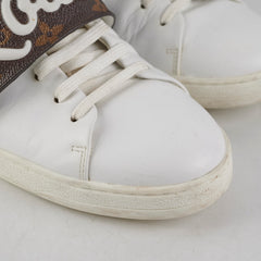 Louis Vuitton Canvas/Leather Sneakers Size 40