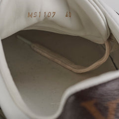 Louis Vuitton Canvas/Leather Sneakers Size 40