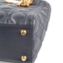 Dior Lady Dior Medium Calfskin Navy