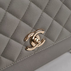Chanel Medium Business Affinity Grey Caviar