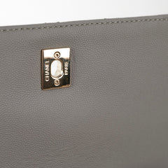 Chanel Medium Business Affinity Grey Caviar